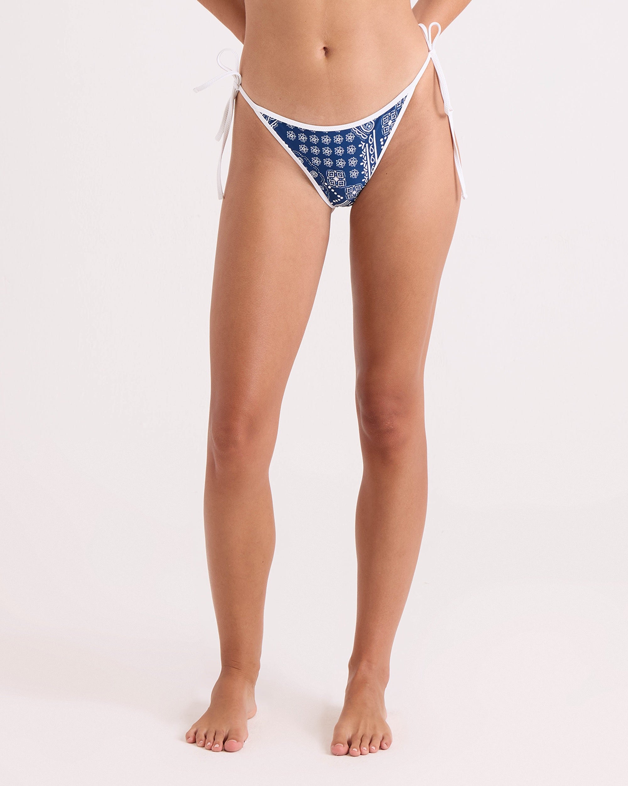 Image of Women's  Bandana Tie Side Teeny Reversible