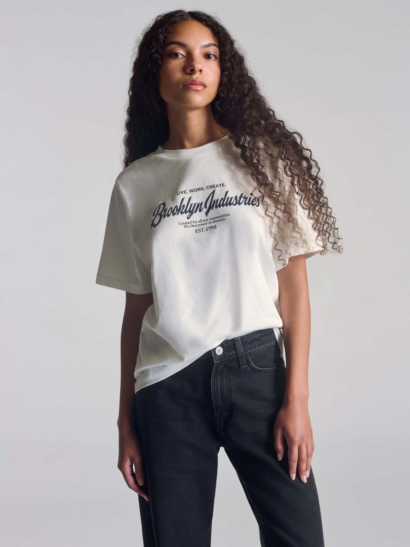 Image of Women's BKI 1998 T-Shirt In Antique White