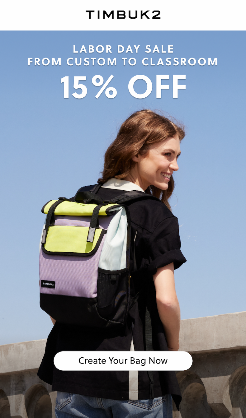 Labor Day Sale:  From Custom to Classroom 15% Off