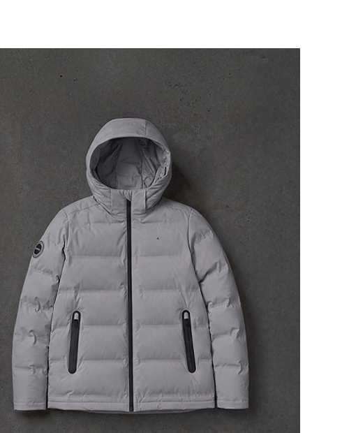 MENS INFINITYTECH SUPERDOWN JACKET GREY