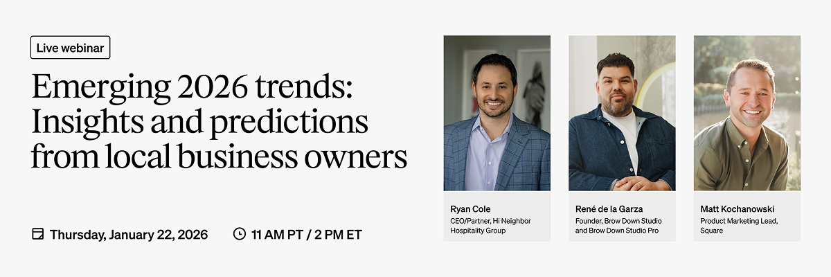 Square Emerging 2026 Trends Webinar