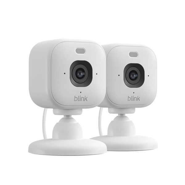 Blink Mini 2K+ Security Camera White - 2 Pack