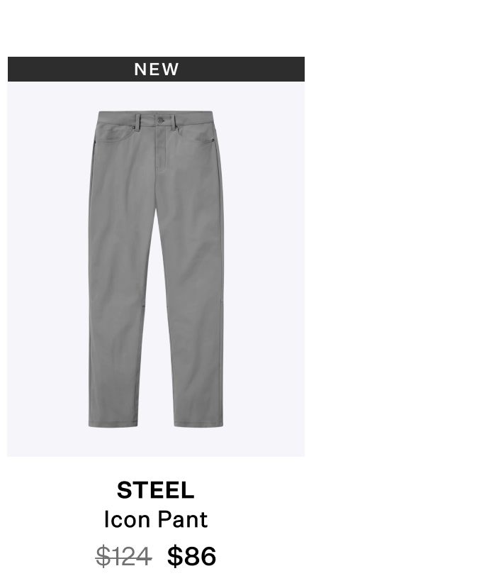 Icon Pant - Steel