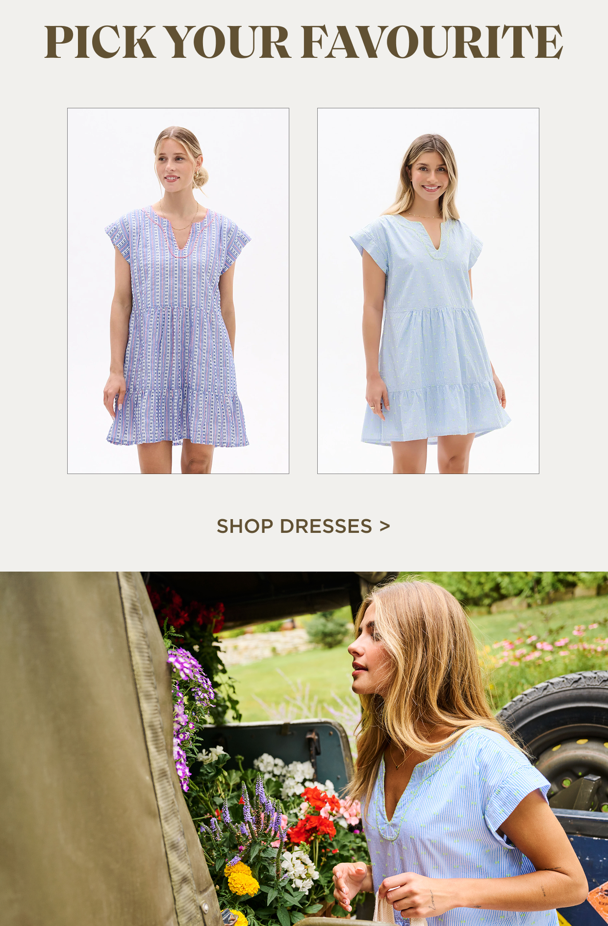 SHOP DRESSES