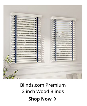 Blinds.com Premium 2 inch Wood Blinds | Shop Now >