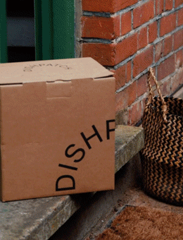 Animated GIF of how Dishpatch works