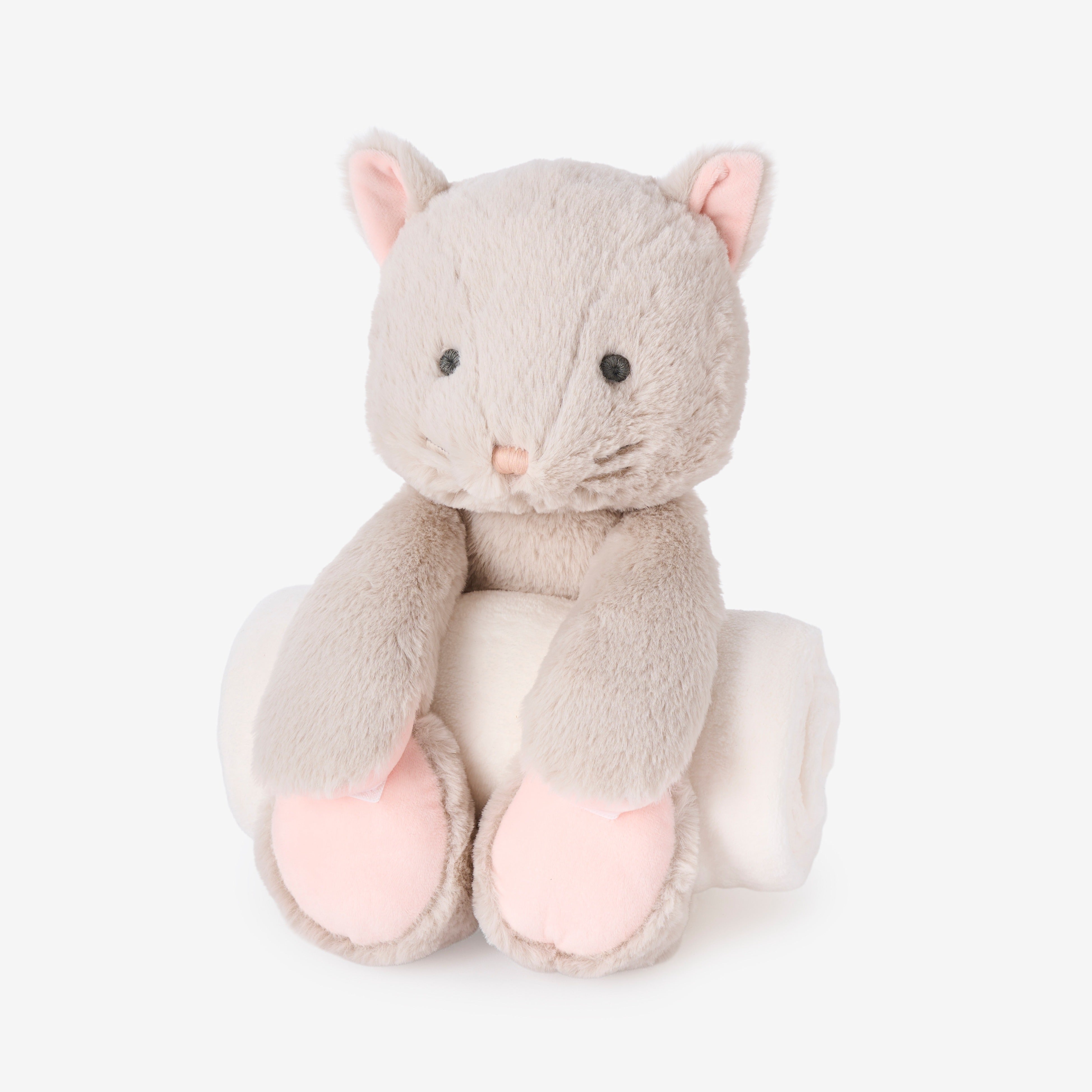 Image of Kitty Bedtime Huggies Plush Toy with Blanket