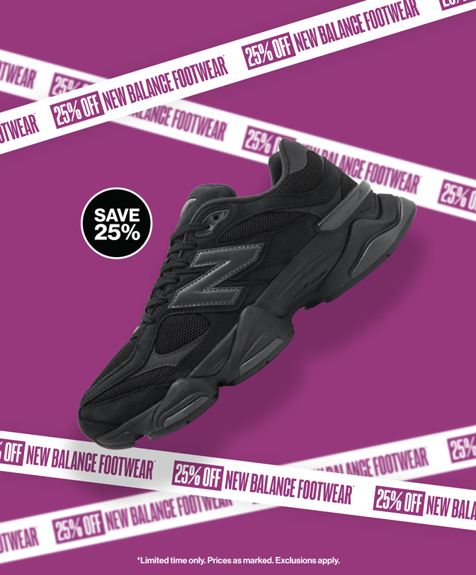 25% Off New Balance Footwear
