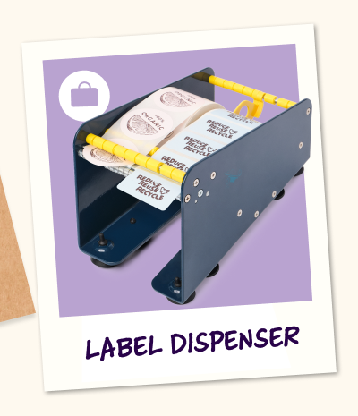 Shop label dispenser
