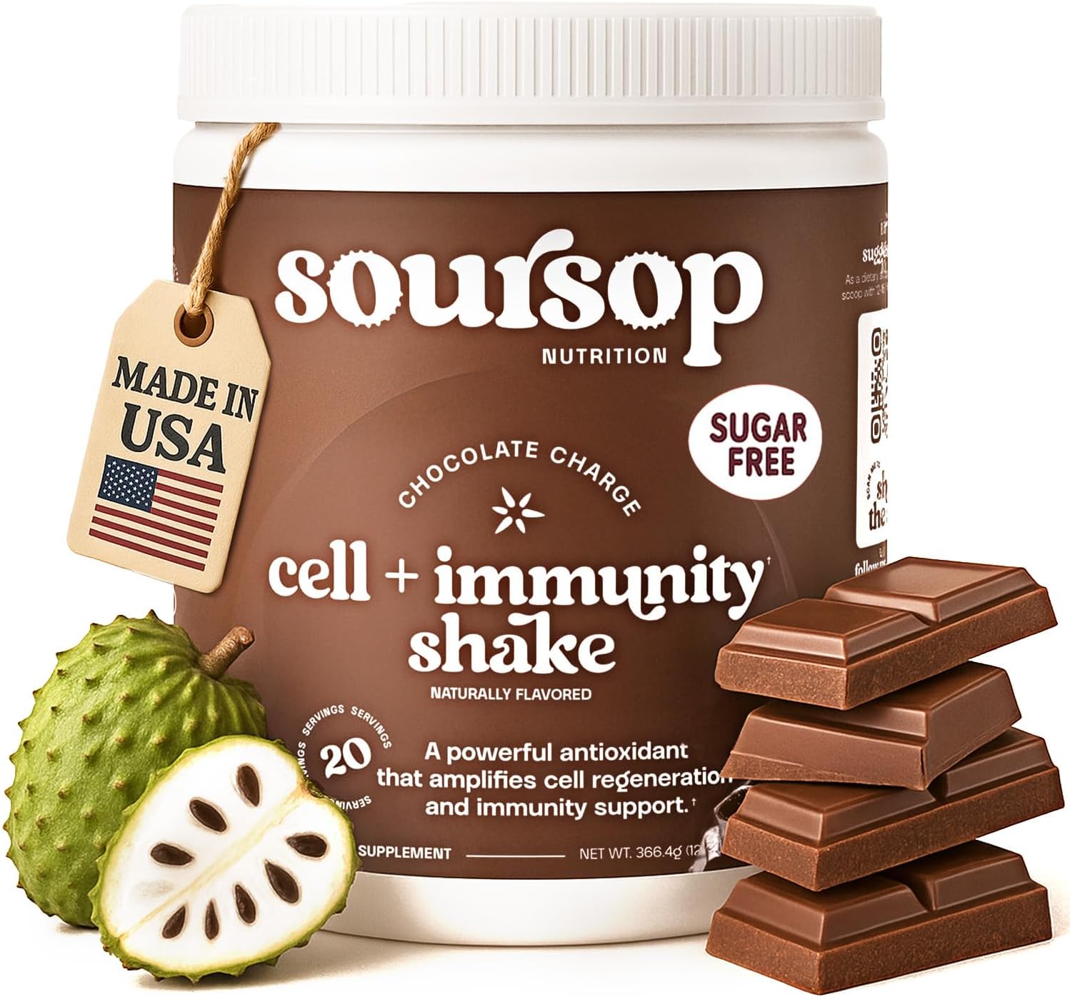 Image of Soursop Chocolate Charge Shake