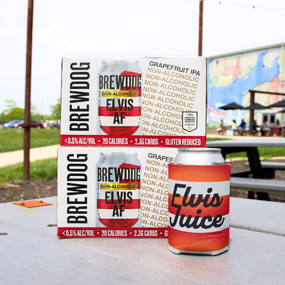 FREE KOOZIE WHEN YOU PURCHASE ELVIS JUICE