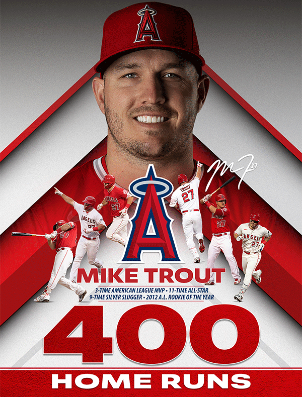 Mike Trout Home Runs - 400