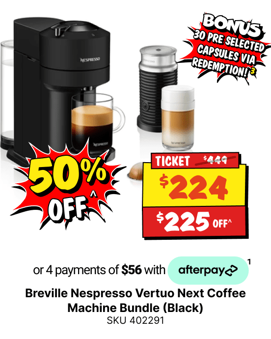 Breville Nespresso Vertuo Next Coffee Machine Bundle (Black)