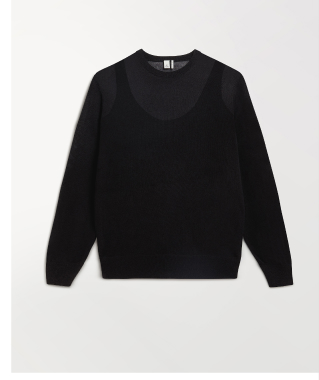 TENCEL Cashmere Double Layered Crew Neck