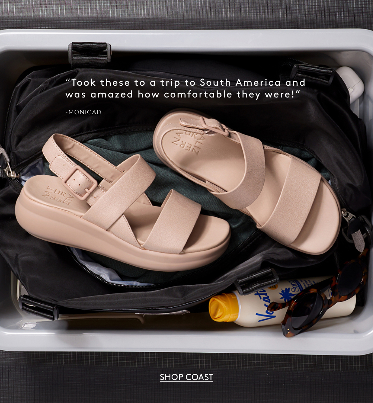 “Took These To A Trip To South America And Was Amazed How Comfortable They Were!” - Monicad | Shop Coast