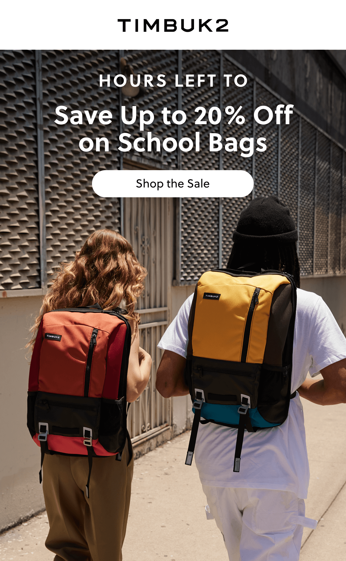 Hours Left to Save Up to 20% Off on School Bags