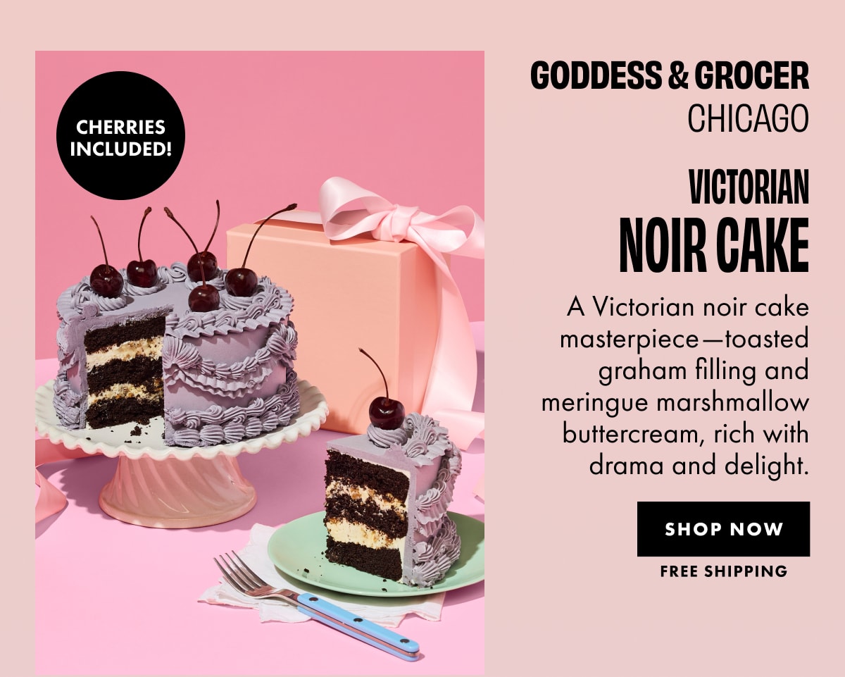 Goddess & Grocer Victorian Noir Cake