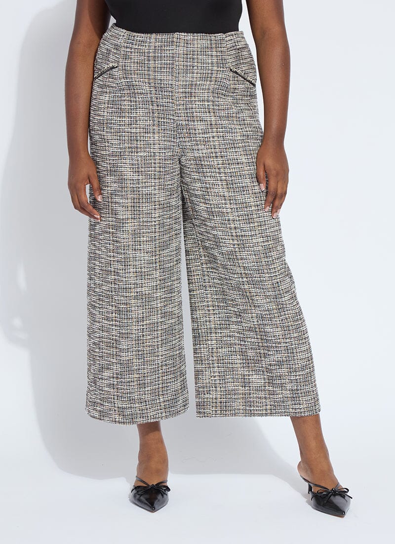Image of Charlotte Ankle St Tweed Palazzo Curvy