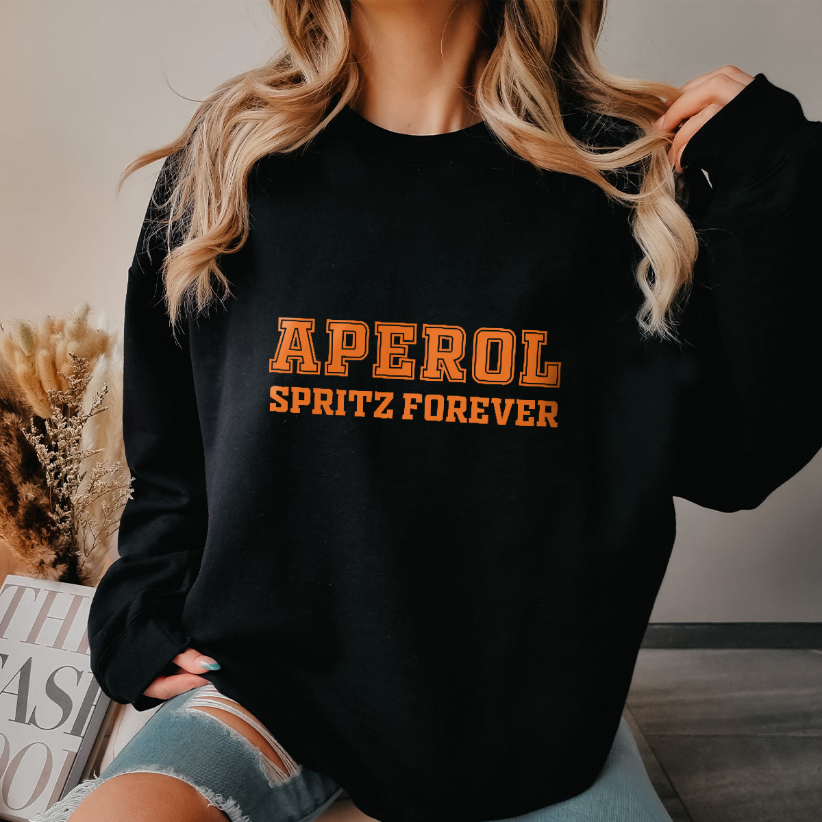 Image of Personalised College Sweatshirt