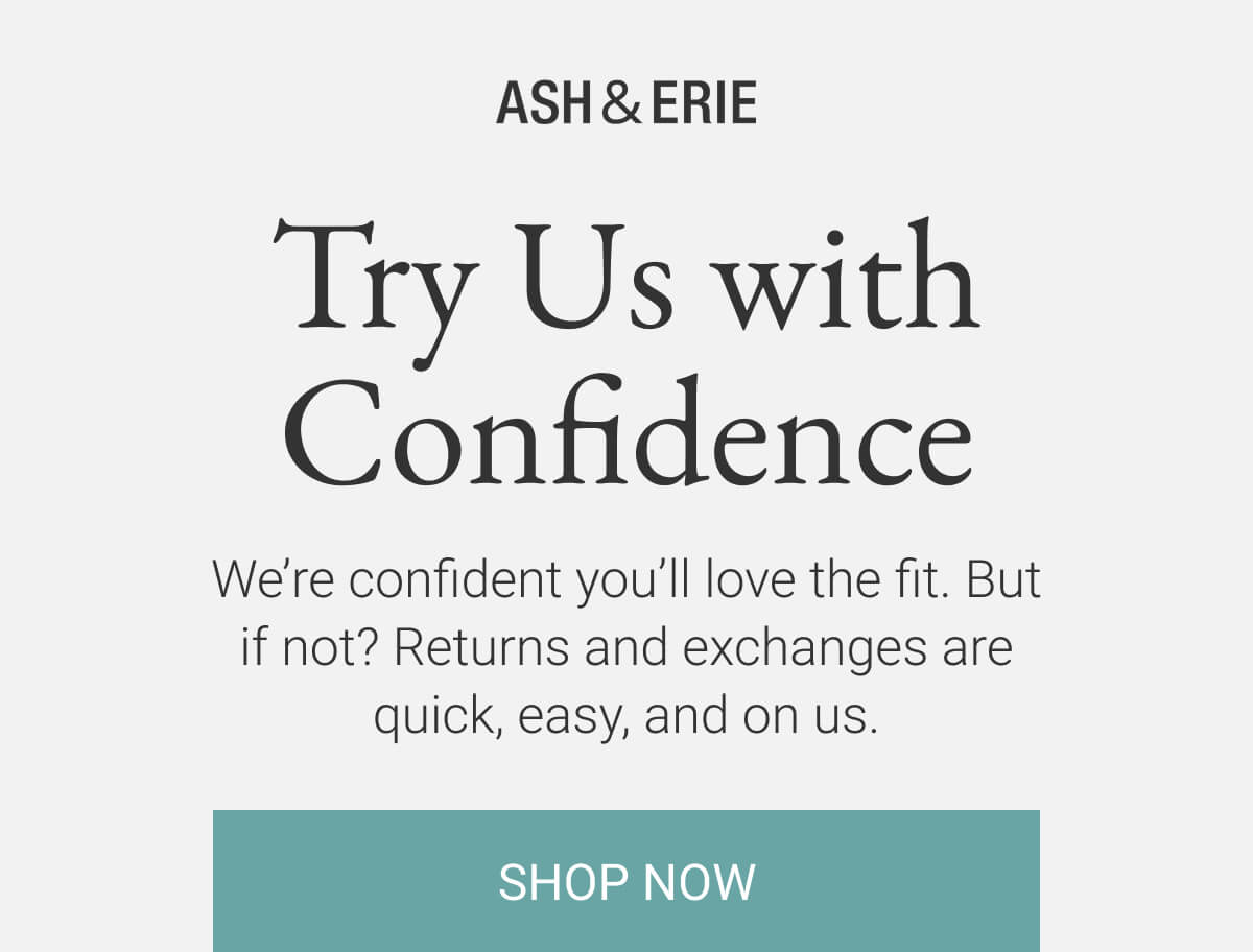 Get 20% off your first purchase. Use code WELCOME15. We've created the perfect fit. Shop now.