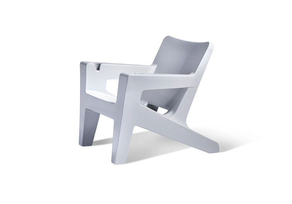 Bask Lounge Chair - Concrete Gray