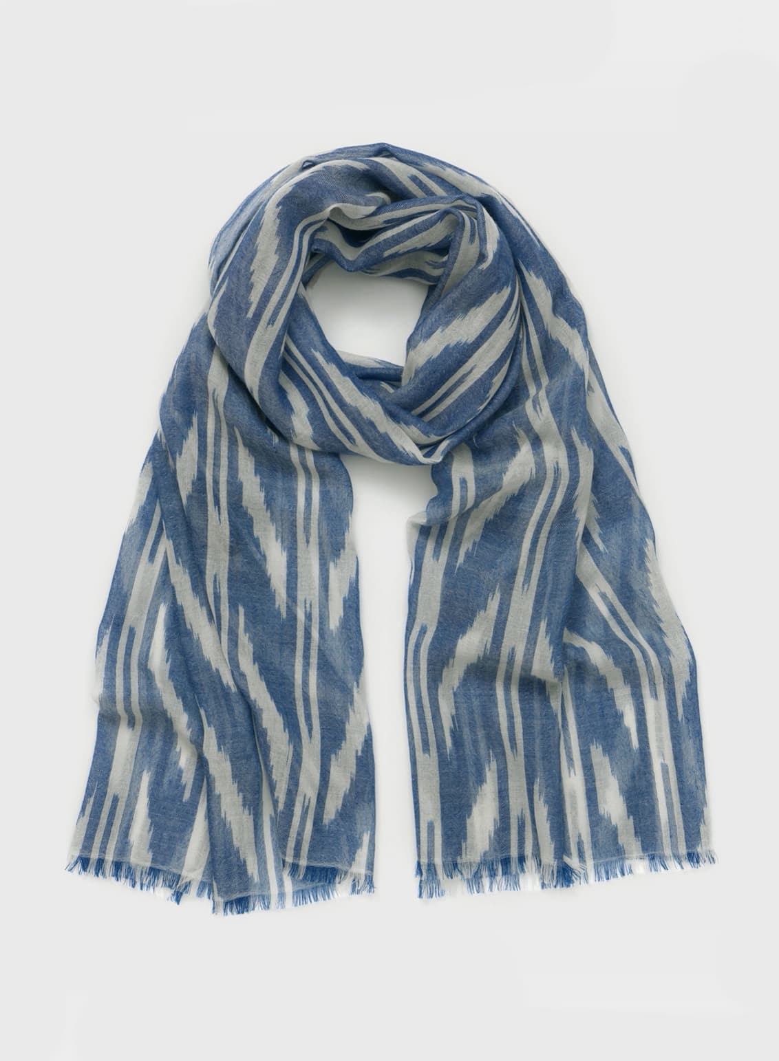 JANECARR The Zig Zag Cashmere Scarf