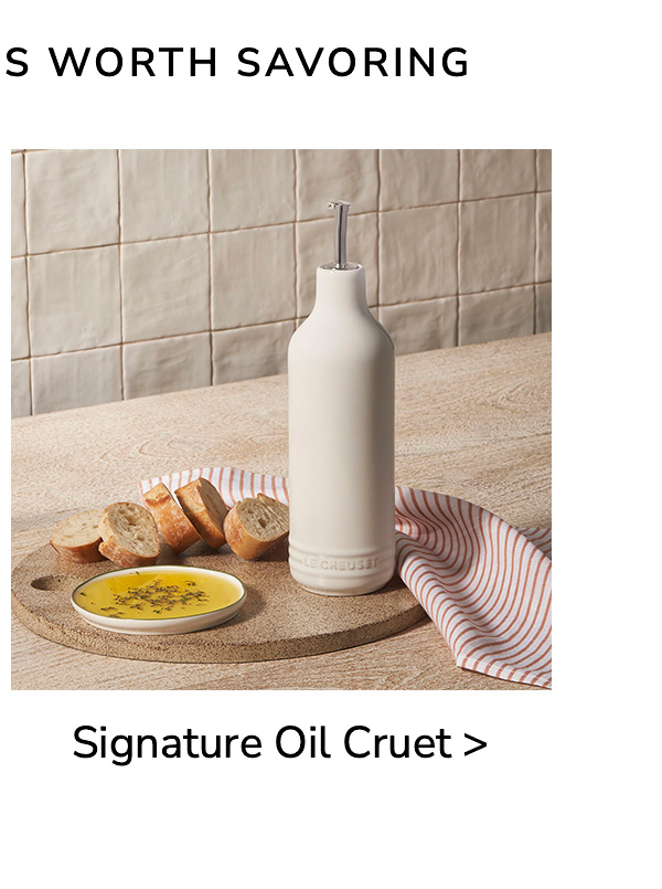 Signature Oil Cruet