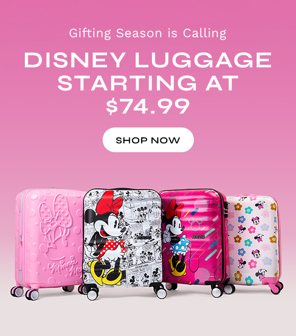 Shop Disney Luggage Starting at $74.99