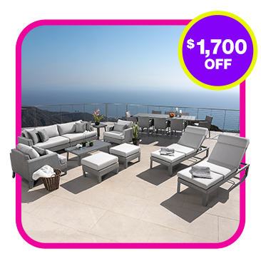 Modern Sling 19-Piece Outdoor Patio Estate Set