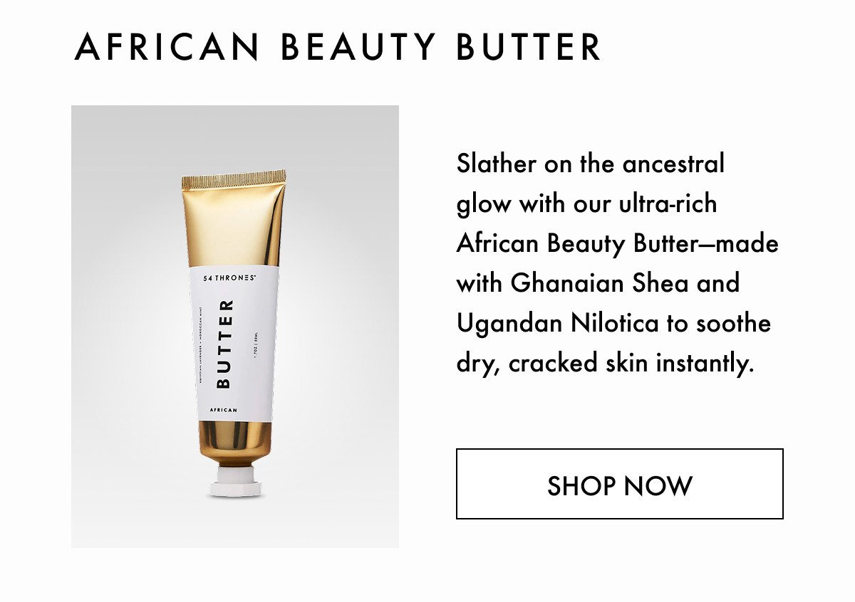 African Beauty Butter: Intensive Dry Skin Treatment