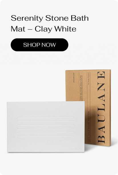 Serenity Stone™ Bath Mat - Clay White