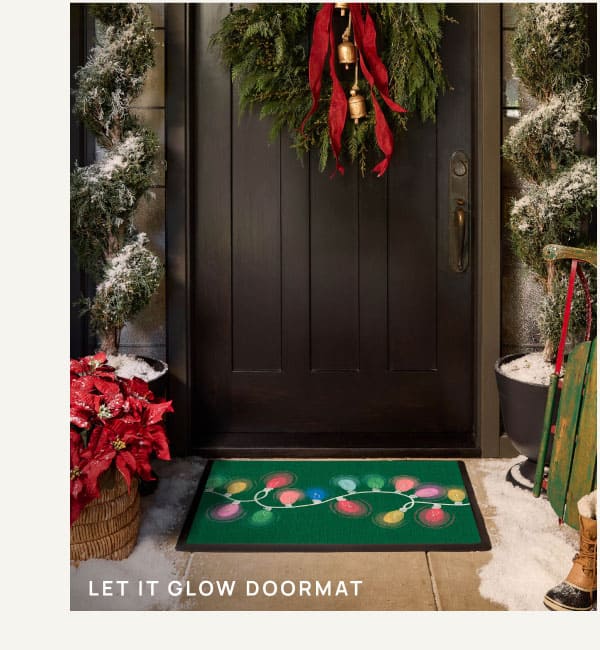 Let It Glow Doormat 