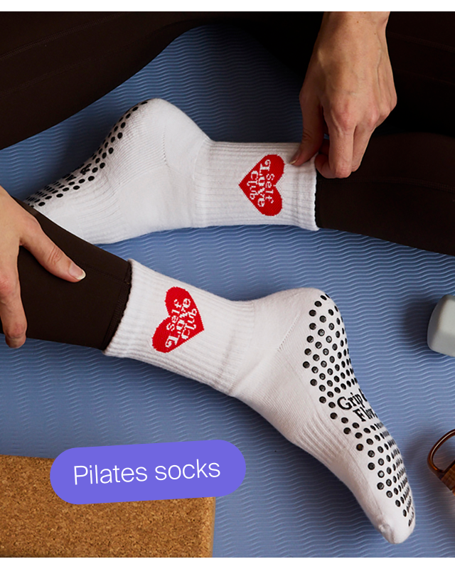 'Self Love Club' Grip Socks