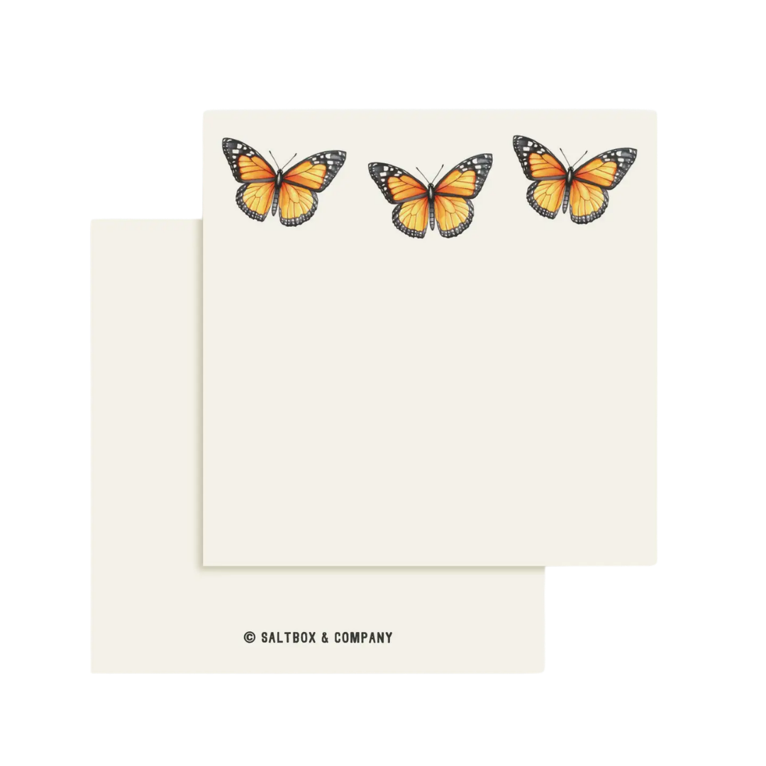 Image of Monarch Butterflies - Box of 50 Mini Notes
