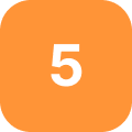 Number Five Icon