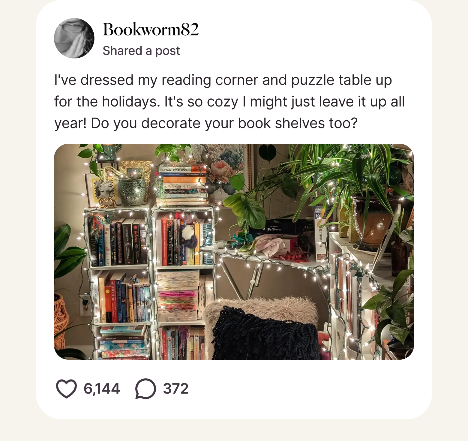 Post from Bookworm82