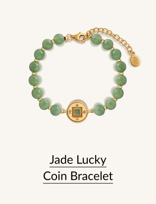 Jade Lucky Coin Bracelet