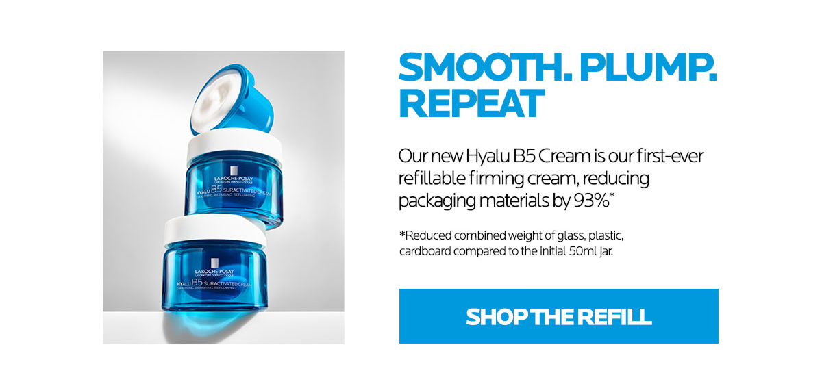 Discover our refillable Hyalu B5 Cream