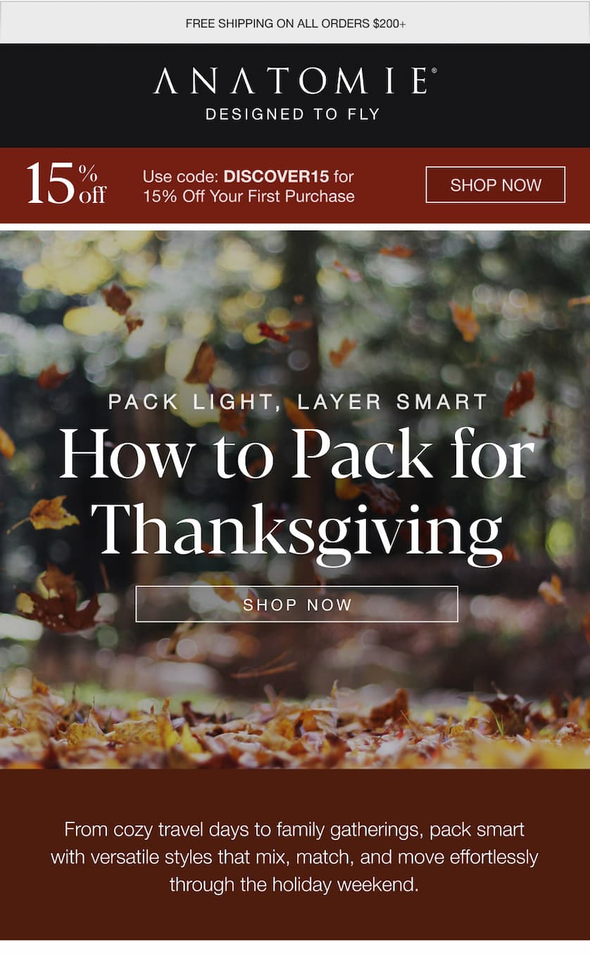 Pack Light, Layer Smart. How to Pack for Thanksgiving.