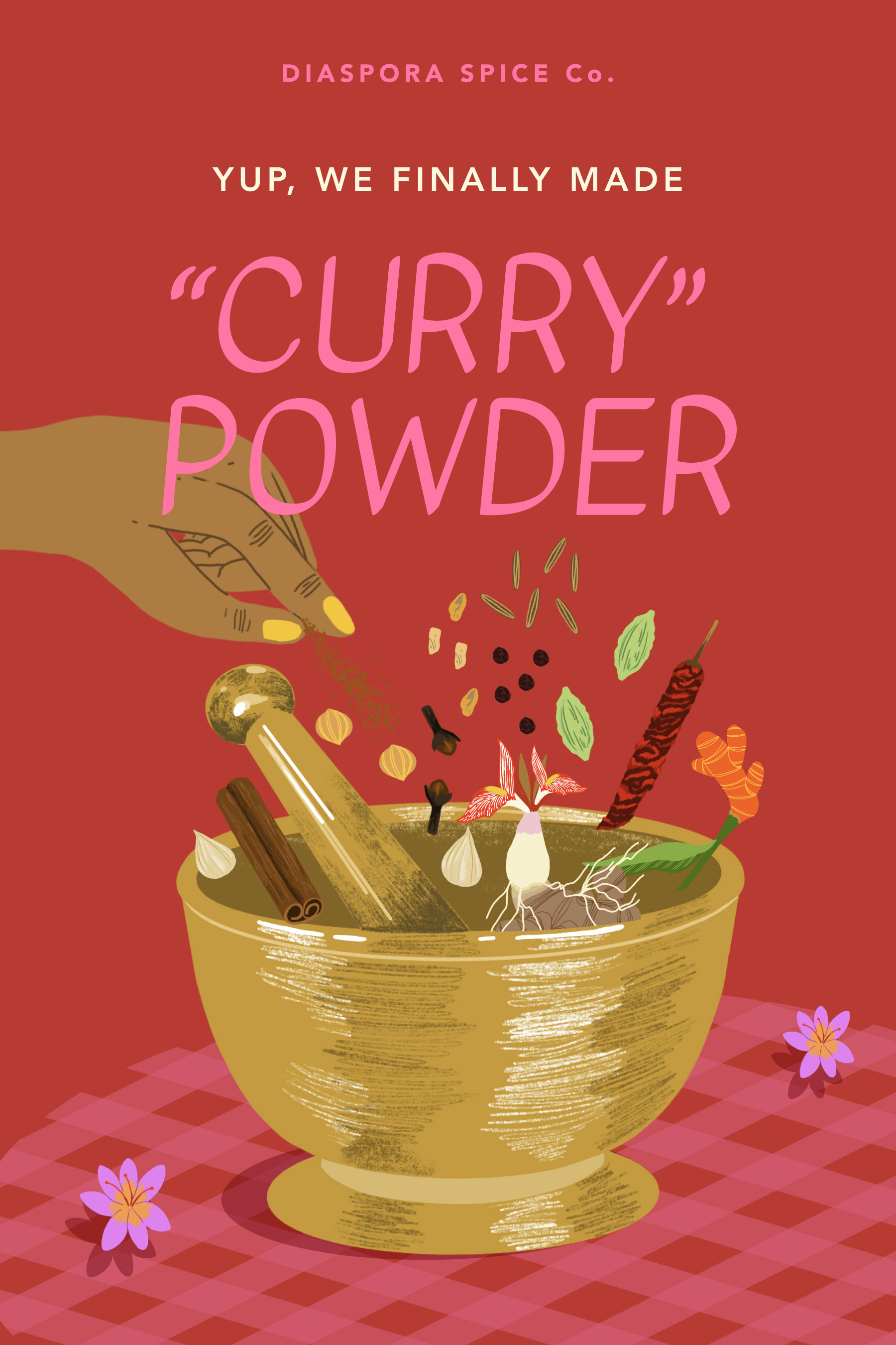Yup, we finally made "curry" powder