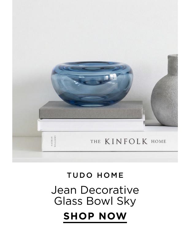 Tudo Home Decorative Glass Bowl