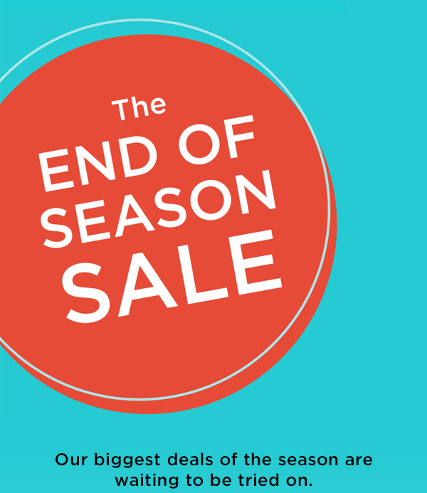 The end of season sale