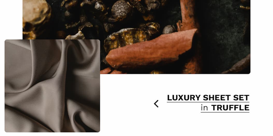 Luxury Sheet Set in Truffle