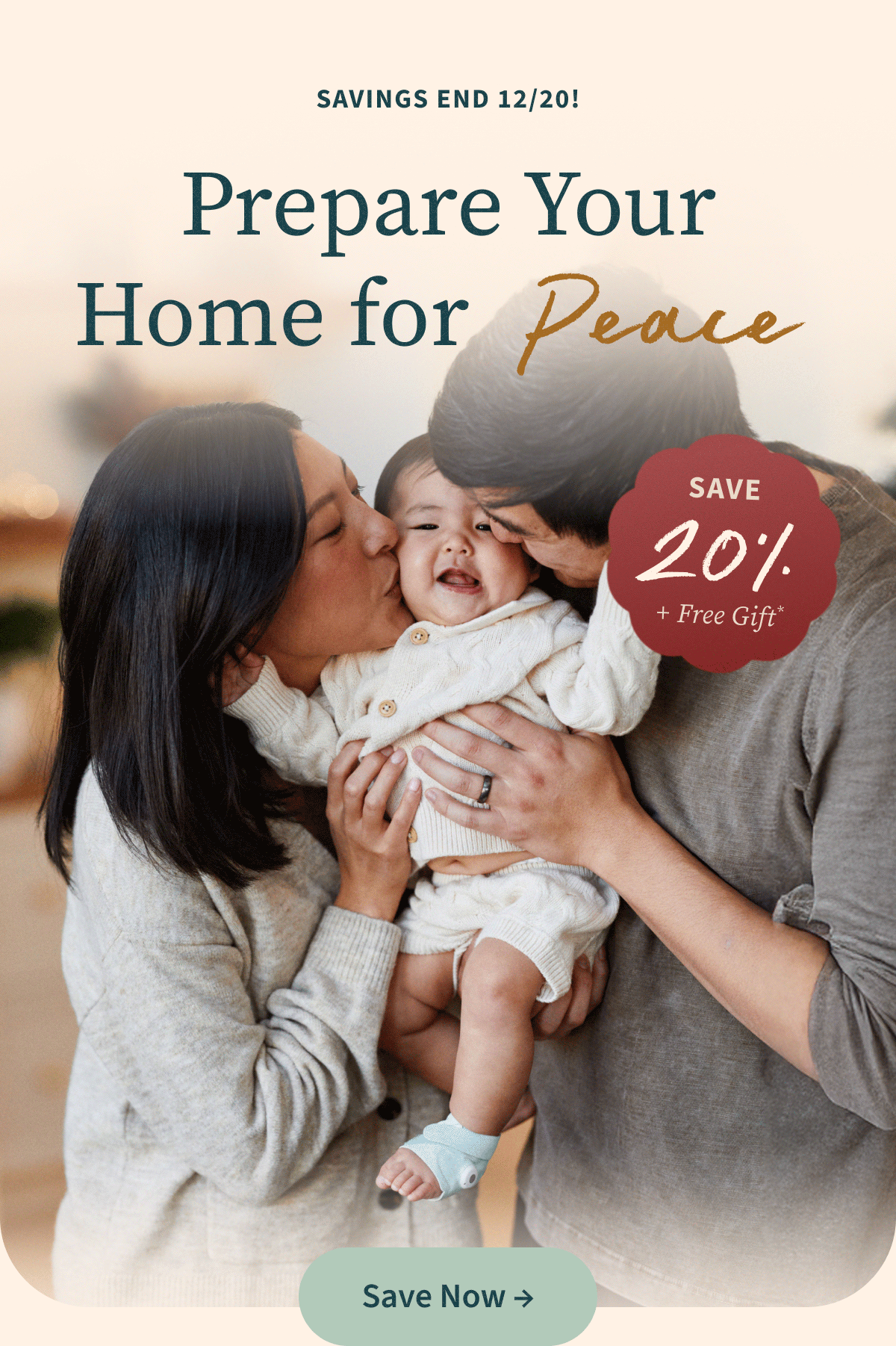 Savings End 12/20! | Prepare Your Home for Calm, Peace, Clarity | Save 20% + Free Gift | Save Now