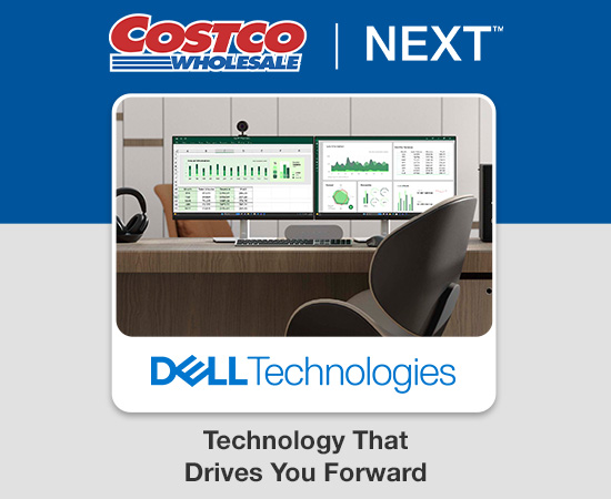 Costco Wholesale NEXT, Technology that drives you forward, DELL technologies