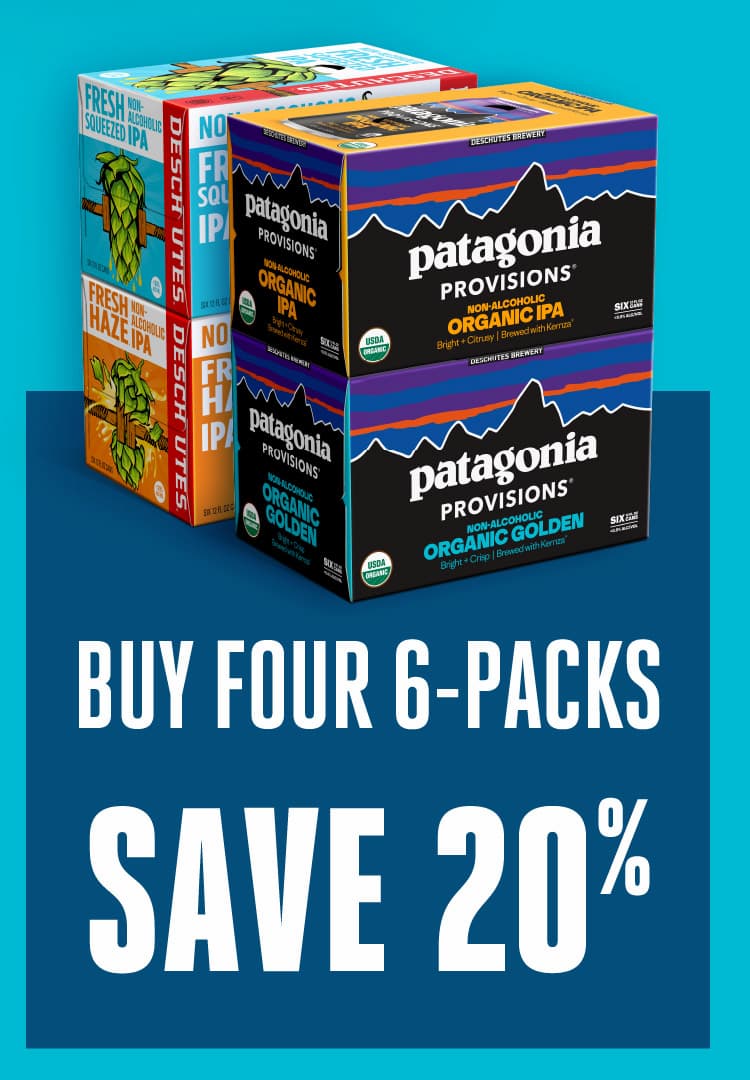 Buy 4 6 packs and save 20%