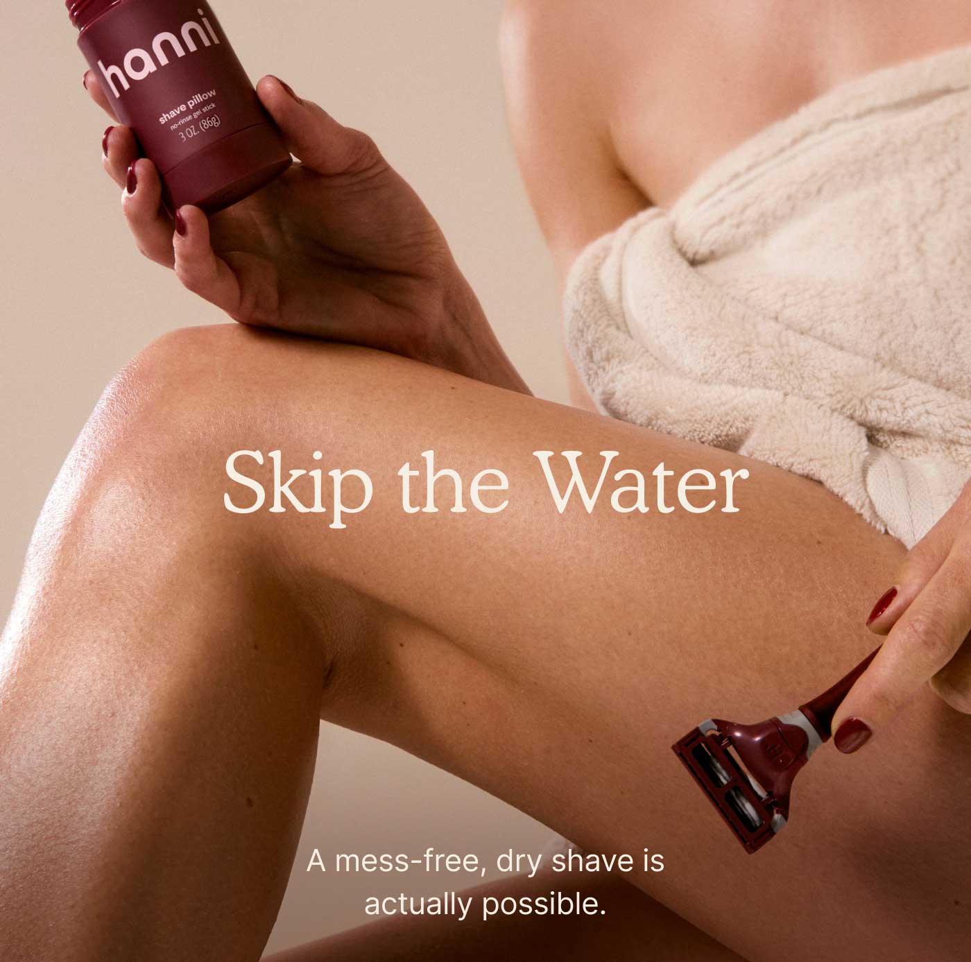 Skip the Water  A mess-free, dry shave is actually possible.