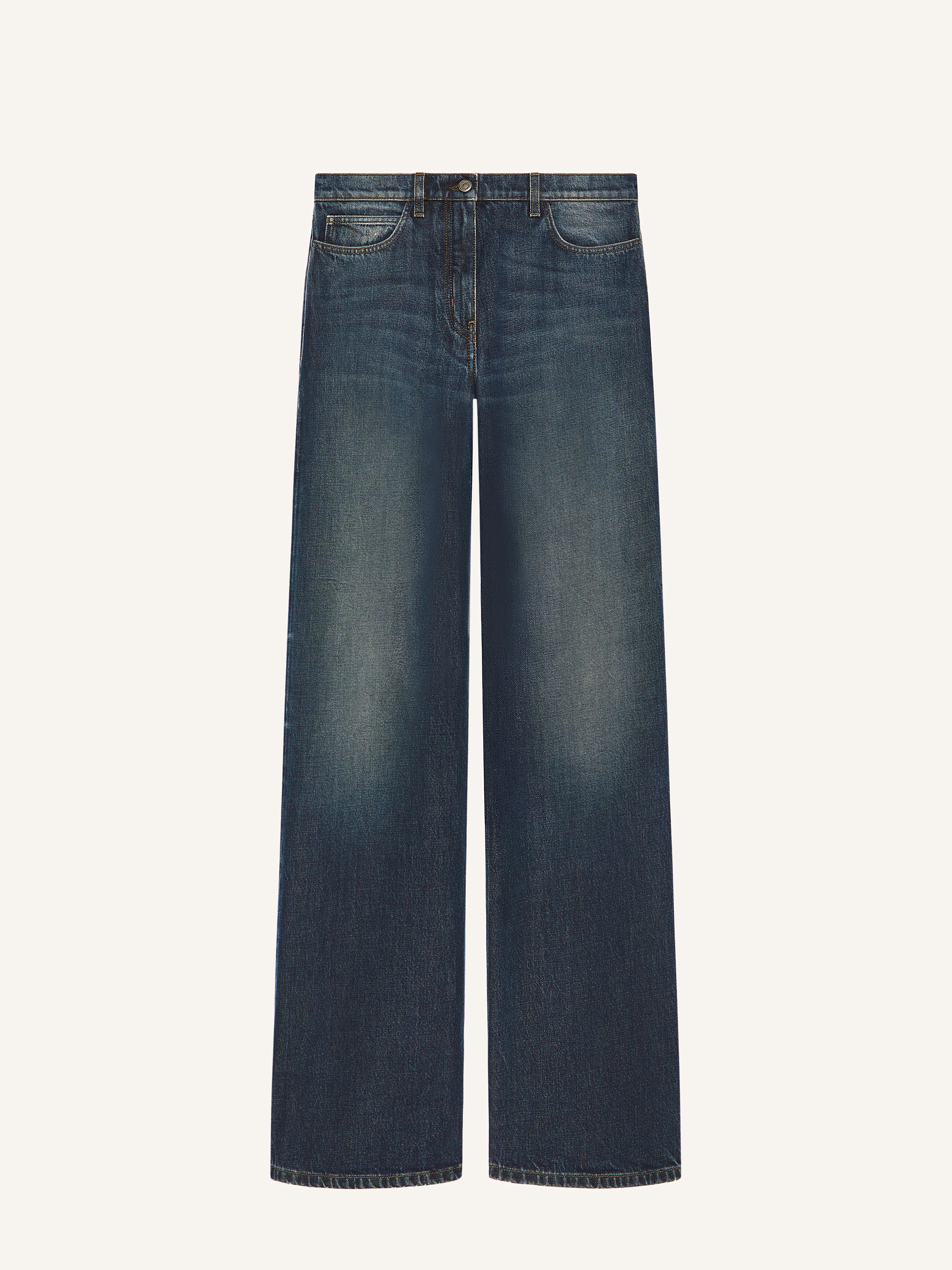 VINTAGE BLUE DENIM BAGGY PANTS