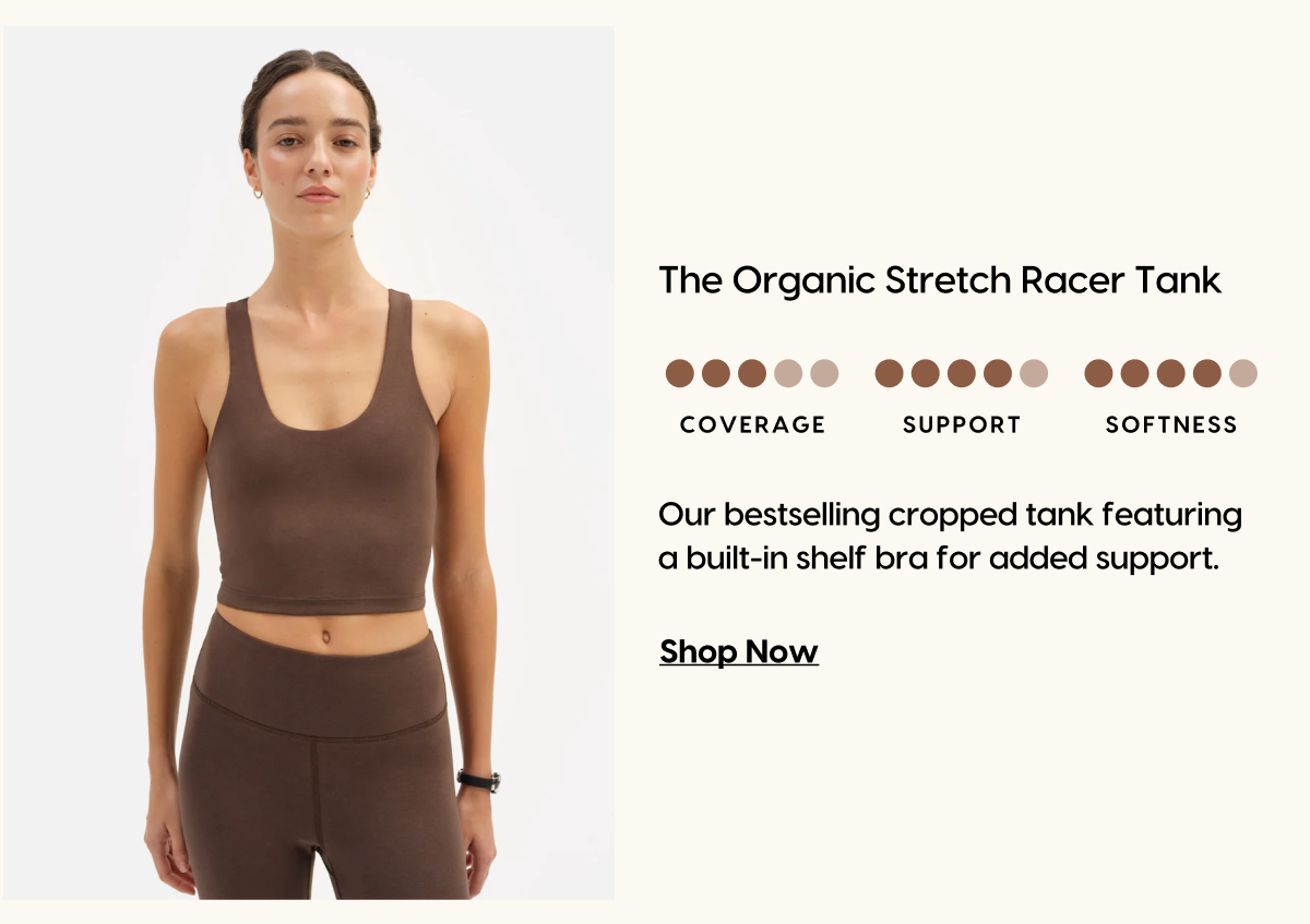 Organic Stretch Racer Tank