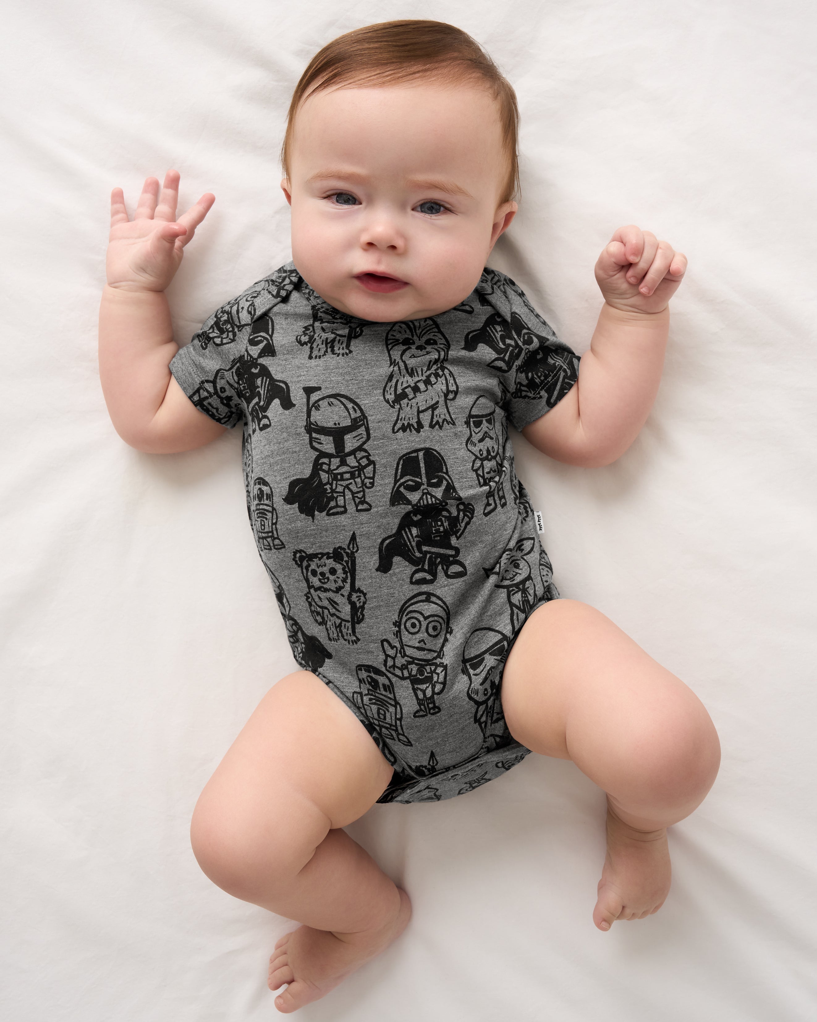 Image of Star Wars Far, Far Away Friends Short Sleeve Bodysuit